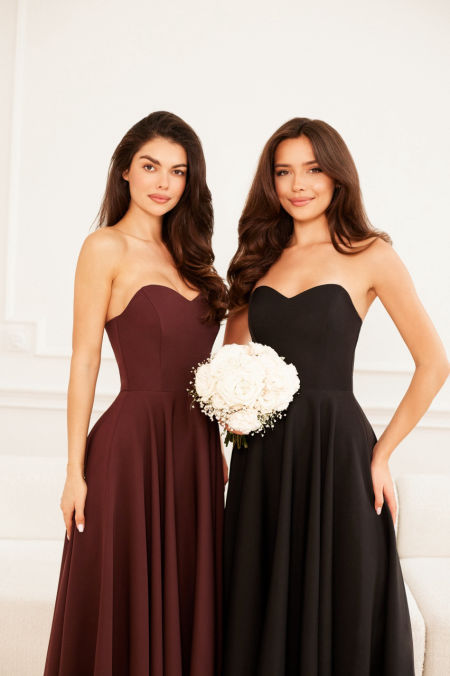 MOLLY - czekoladowa gorsetowa sukienka midi