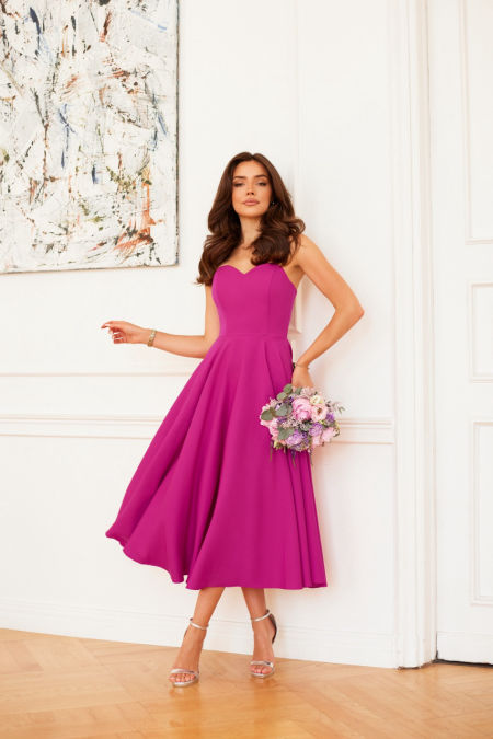 MOLLY - gorsetowa sukienka midi