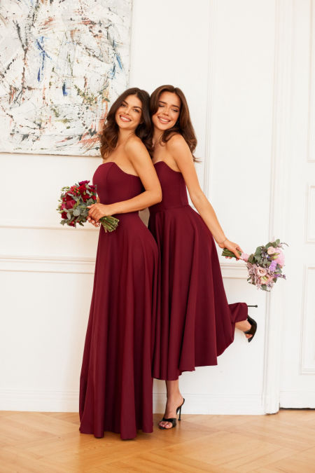 MOLLY - gorsetowa sukienka midi