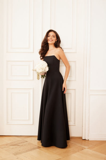 KATE - klasyczna czarna sukienka na bal
