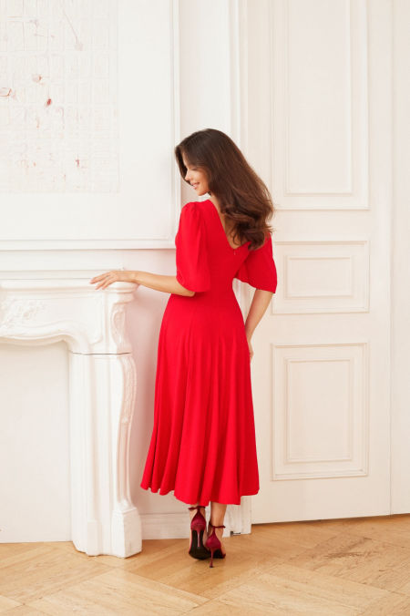 VALENTINA - sukienka uszyta z wiskozy