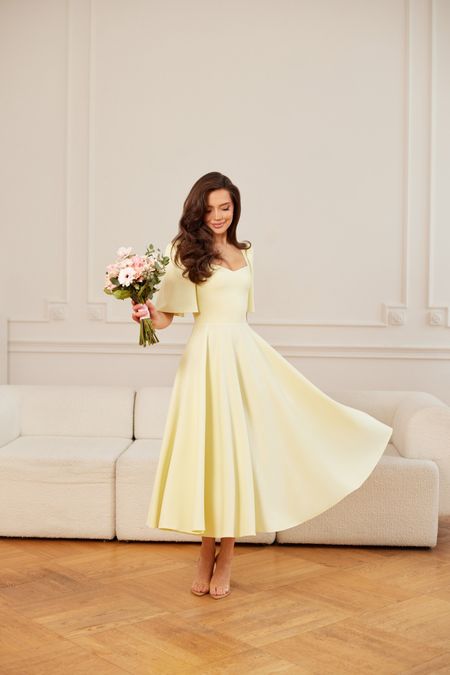 MADELINE - urocza sukienka midi idealna na komunię