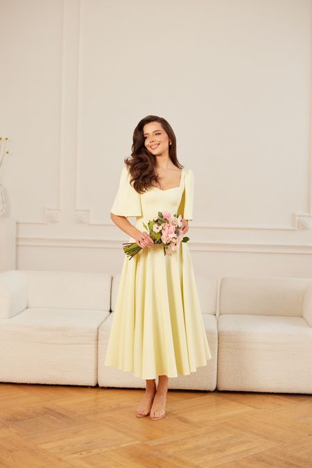 MADELINE - urocza sukienka midi idealna na komunię