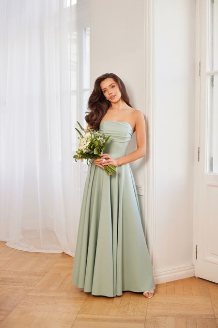 MIA - gorsetowa sukienka drapowana z rozporkiem