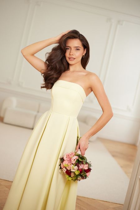 OCTAVIA - sukienka gorsetowa z zakładką