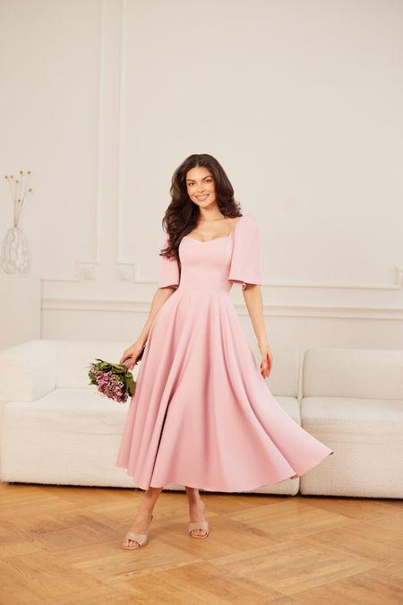 MADELINE - urocza sukienka midi idealna na wesele