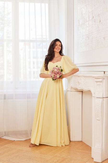 JULIA - zwiewna szyfonowa sukienka maxi