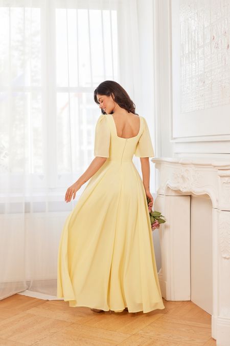 JULIA - zwiewna szyfonowa sukienka maxi